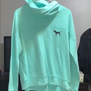 Mint blue hoodie